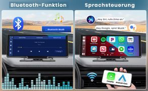  Bluetooth Unterstützung und Sprachsteuerung