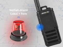 Professionelles Walkie-Talkie mit Notruffunktion