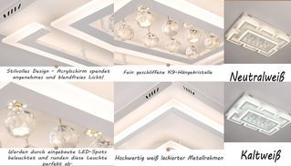 LED Deckenleuchte Fernbedienung 