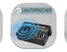 Lautes tragbares Radio