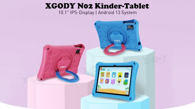 XGODY N02 Kids Tablet, Android 13, 4GB+64GB, 10 Zoll