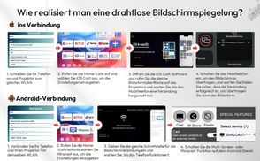 Wie kann man den Bildschirm von IOS und Android Geräten dra