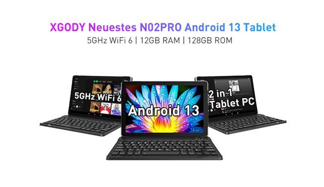 N02 Pro Android 13 10.1 Zoll (4+8)12GB+128GB Tablet