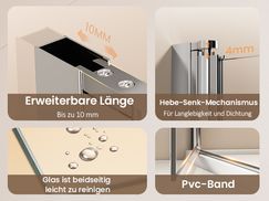 Erweiterbare Länge und Leichte Reinigung