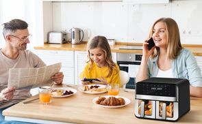 Leistungsstarke Air fryer und schnelle Zubereitung