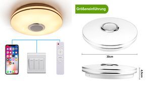 Dimmbar LED Lampe mit Fernbedienung oder APP Steuerung