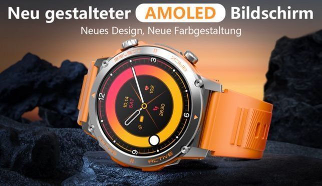 AMOLED Sportuhr mit 1,43 Zoll Display