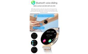 Smartwatch mit Bluetooth Sprachwahl für einfache Kommunikati