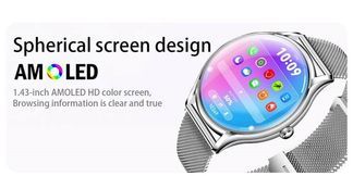 Innovative Smartwatch mit sphärischem AMOLED Display