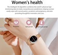 Smartwatch für Frauen: Gesundheitsüberwachung und Zyklustrac