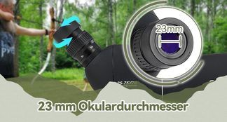 23 mm Okulardurchmesser