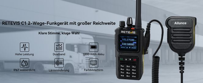 Retevis C1 Funkgerät mit großer Reichweite