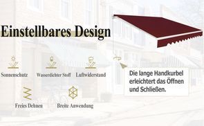 Einziehbares Design für Bequeme Nutzung