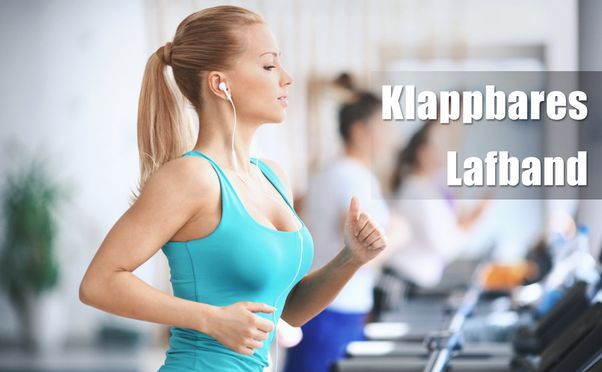 Laufband mit 2 Trainingsmodi & 12 Programme | 1-10 km/h | klappbar und rollbar | bis 100 kg