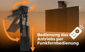 Mühelose Bedienung per Funkfernbedienung