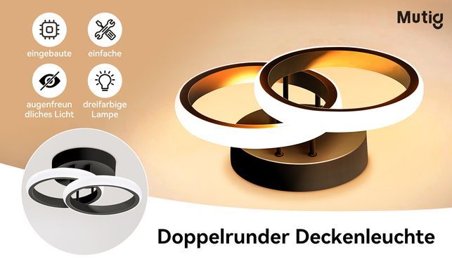 Moderne Runde Design Deckenlampe