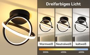 Farbtemperatur einstellbare Deckenleuchte