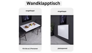 klappbare Tischplatte – Platzsparend & Funktional