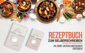 Rezeptbuch zum Selberschreiben