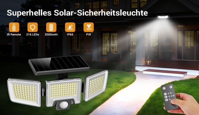 Genießen Sie das Licht der Sonne: Setzen Sie auf Solar mit unseren hochmodernen Solarleuchten