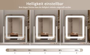 Helligkeit 10%~100% dimmbar