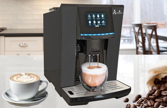 Acopino Vittoria Kaffeevollautomat mit One Touch schwarz