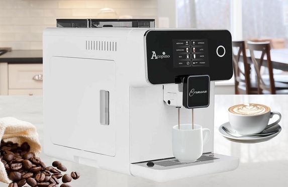 Acopino Kaffeevollautomat Cremona weiß