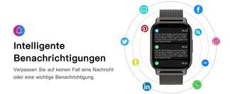 Smartwatch mit Intelligenter Benachrichtigung 