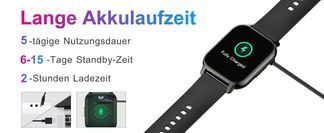 Smartwatch mit Langer Akkulaufzeit – Bis zu 15 Tage Standby 