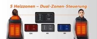 5 Heizzonen Dual Zonen Steuerung