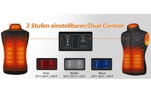 3 Stufen einstellbarer/Dual Control