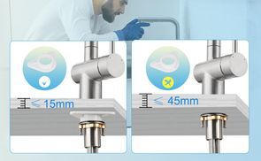 Empfohlene Arbeitsplattendicke weniger als 35 mm