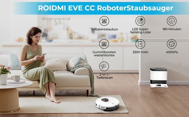 ROIDMI EVE CC Roboterstaubsauger