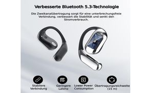 Bluetooth 5.3 Technologie, keine Verzögerung