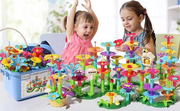 Bauen Sie Bouquet Flower Arrangement Playset