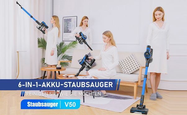 6 in 1 Staubsauger Übersicht