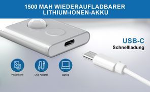 1500 mAh Wiederaufladbarer Lithium Ionen Akku