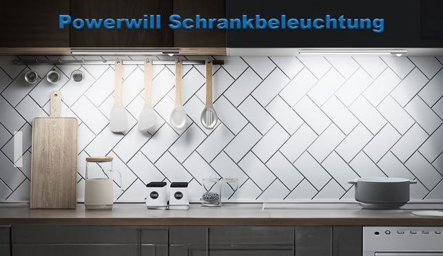 Powerwill Moderne Touch LED Unterschrankleuchte