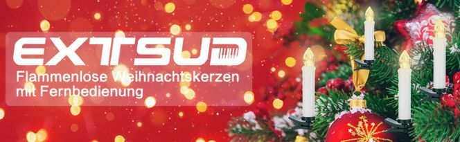 Verbreiten Sie Liebe mit EXTSUD Weihnachtskerzen