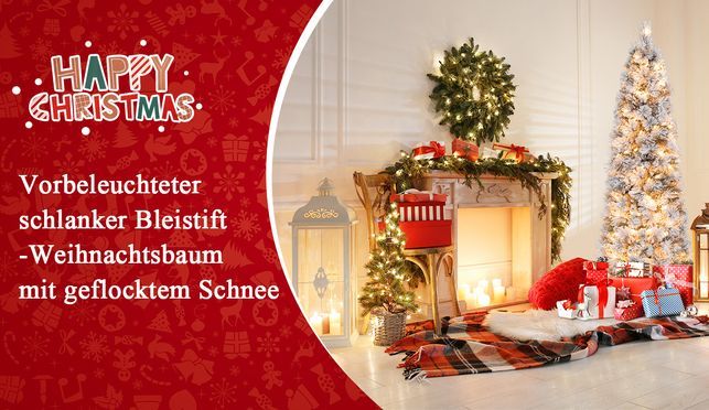 Romantische Weihnachtsbäume von COSTWAY