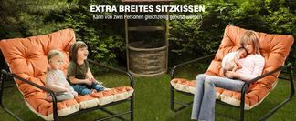 Extra breites Sitzkissen