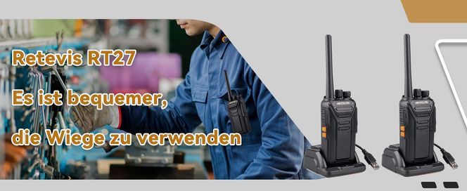 Retevis RT27 Walkie Talkie,16 Kanäle PMR Funkgeräte Set