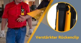 Verstärkter Rückenclip