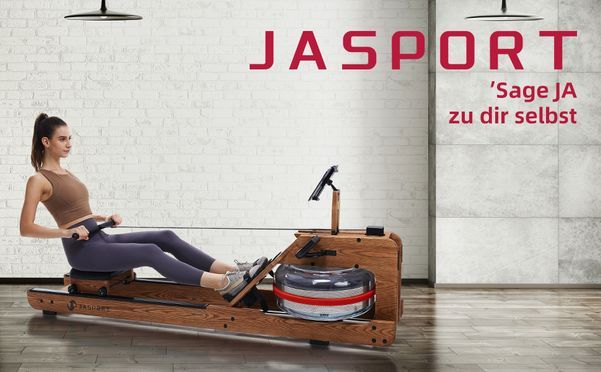 JASPORT R1 – Massivholz Wasser Rudergerät für ein leises und intensives Training