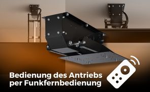 Mühelose Bedienung per Funkfernbedienung