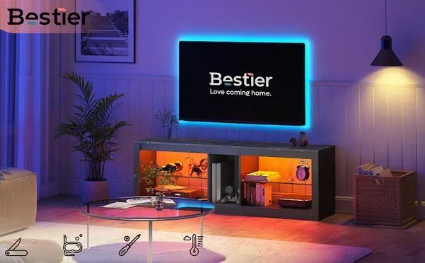 Bestier Gaming TV Schrank 140CM