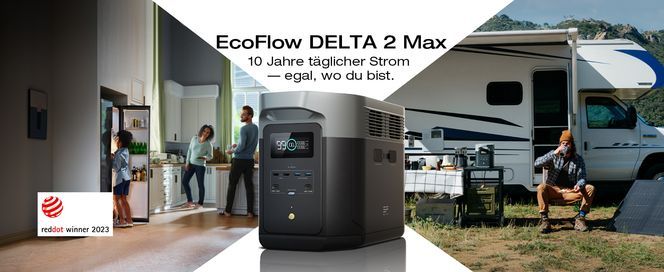 EcoFlow DELTA 2 Max Tragbare Powerstation