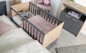 Multifunktionales 60 x 120 cm 2in1 Babybett