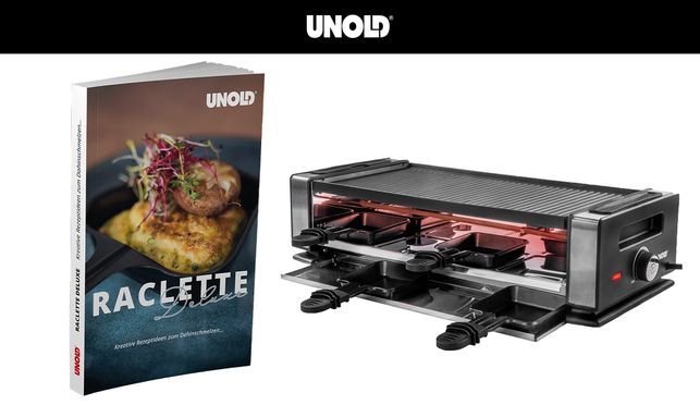 Für jeden Anlass das Raclette Finesse Basic von Unold 