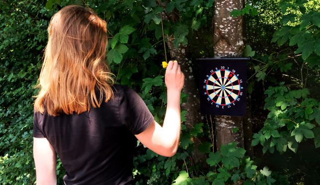 Spielerisch Lernen mit dieser magnetischen Dartscheibe für Kinder 